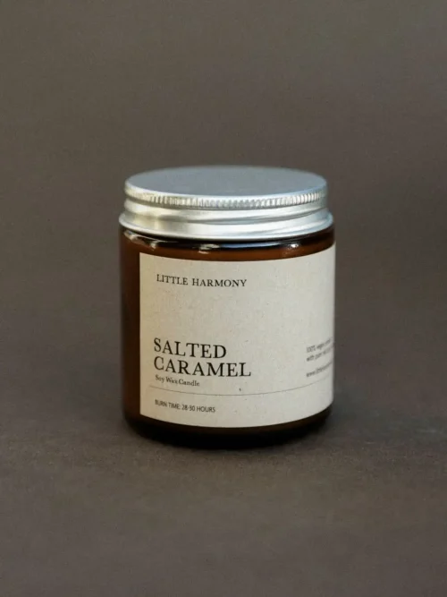 Salted Caramell szójagyertya - 100g